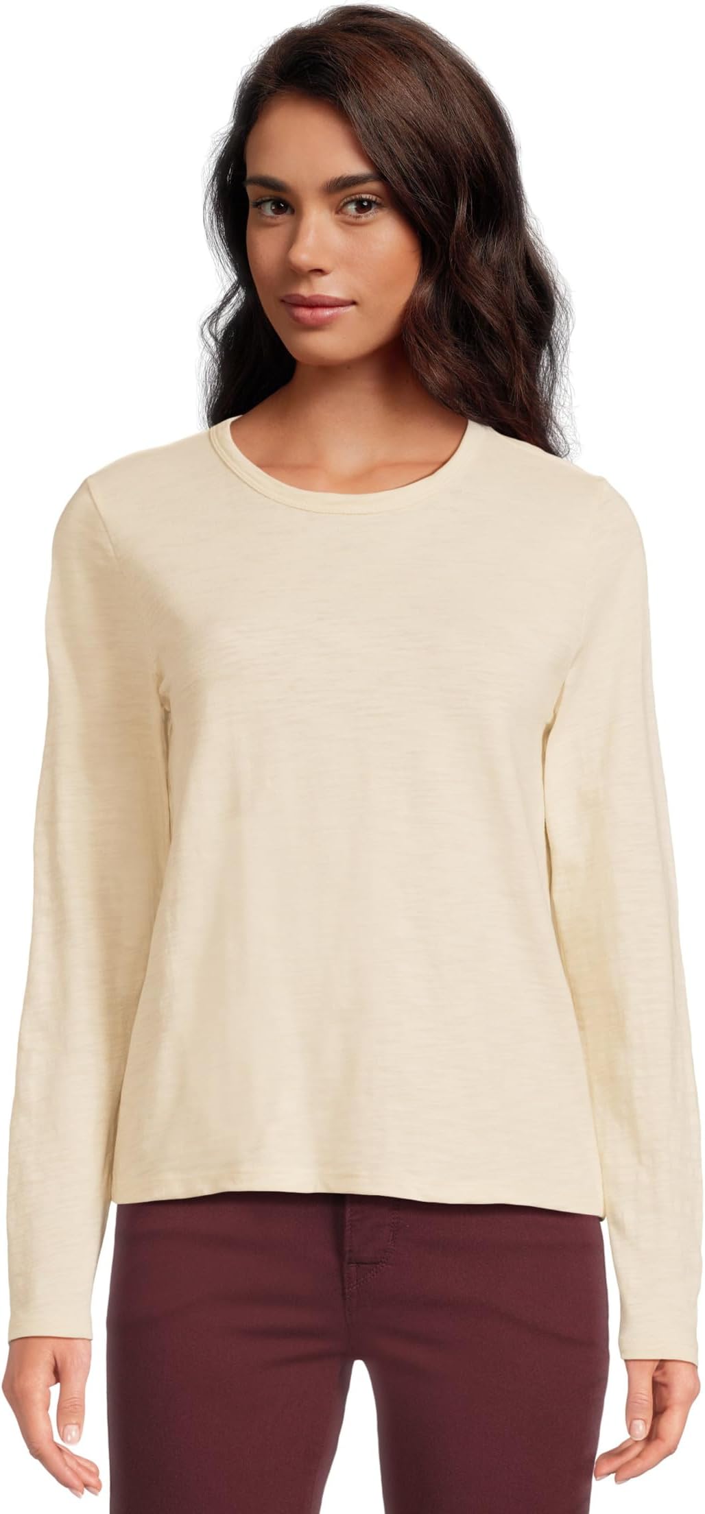 

Лонгслив Lilla P Long Sleeve Crew Neck, цвет Stone