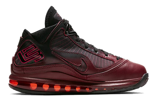 Кроссовки air max lebron 7 ретро Nike, красный — фото 2