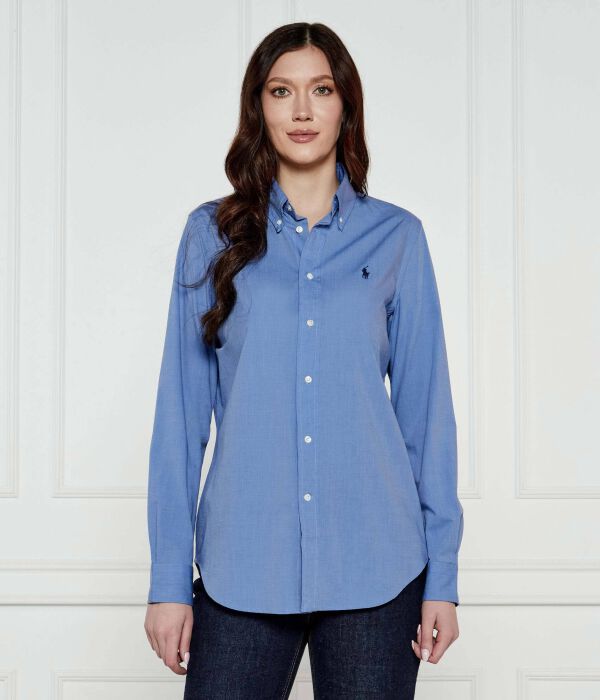 

Рубашка Slim fit Polo Ralph Lauren, синий