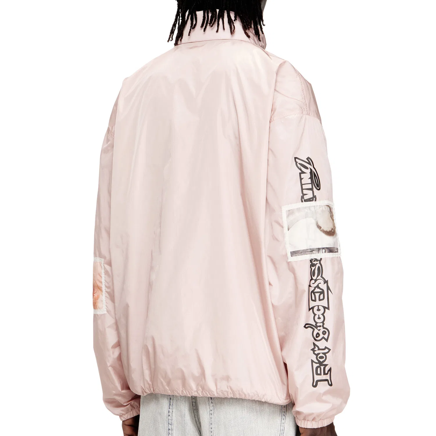 Куртка женская розовая водолазка умеренная Other DIESEL, Pink — фото 4