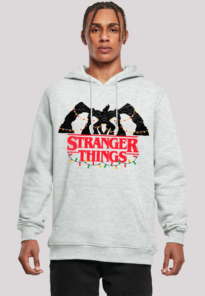 

Толстовка F4NT4STIC "Stranger Things Demogorgon Lights Netflix", премиум качество, серый