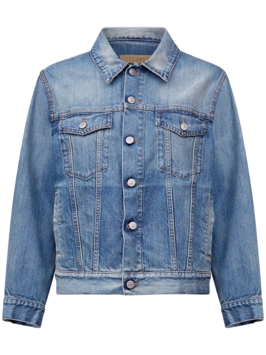 

Куртка со вставками MM6 Maison Margiela, синий