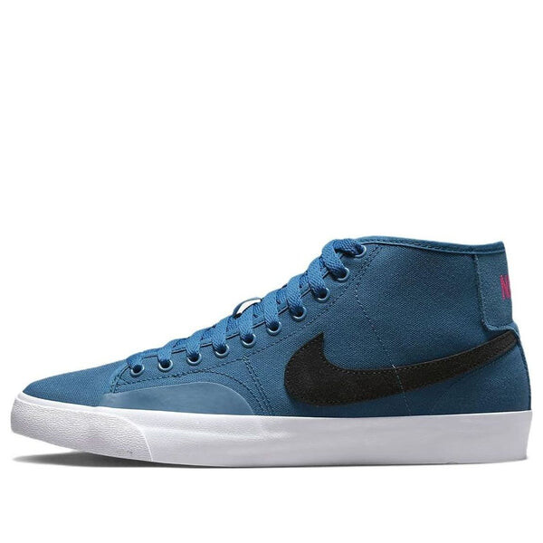 

Кроссовки sb blazer court mid premium 'dark marina blue' Nike, синий