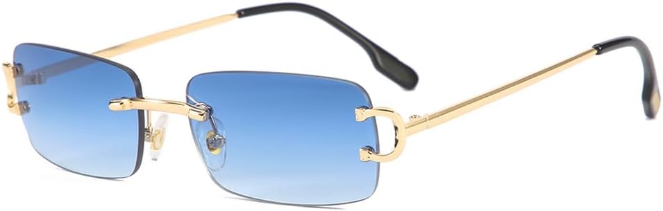 

Солнцезащитные очки UV400 с защитой от УФ-излучения — конфетные цвета, металлический градиент, для женщин и мужчин, для бега и занятий спортом на открытом воздухе generic, Blue