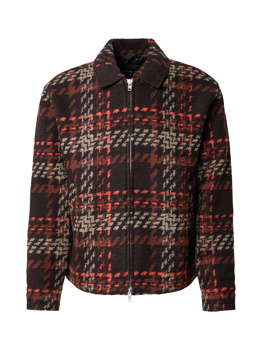 

Куртка межсезонная Abercrombie & Fitch, шоколадный/темно-коричневый