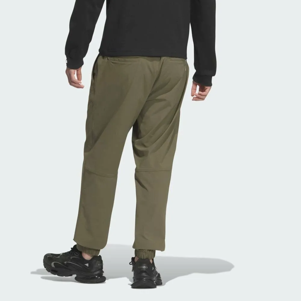 Спортивные брюки Essential Plus Regular Fit Stretch Woven Full-Length Jogger Pants Adidas, green — фото 2