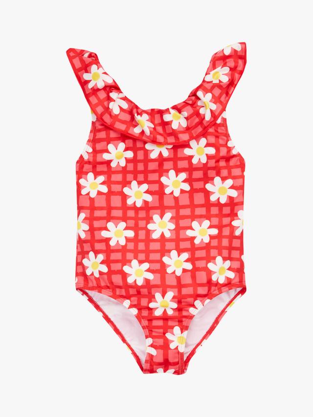 

Детский купальник Amelia Floral Check Frugi, Red/Multi
