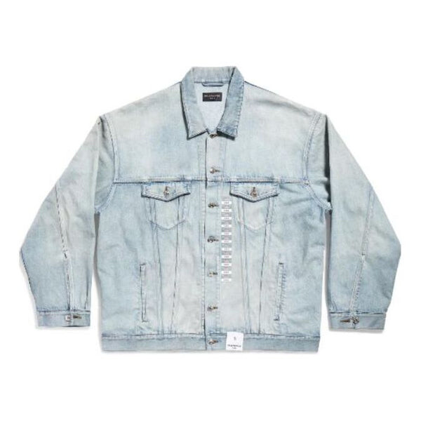 

Куртка denim size sticker jacket 'blue' Balenciaga, синий
