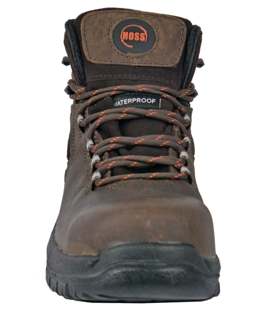 Мужские рабочие ботинки HOSS Lorne 6 дюймов с композитным носком Hoss Boot Company, коричневый — фото 4