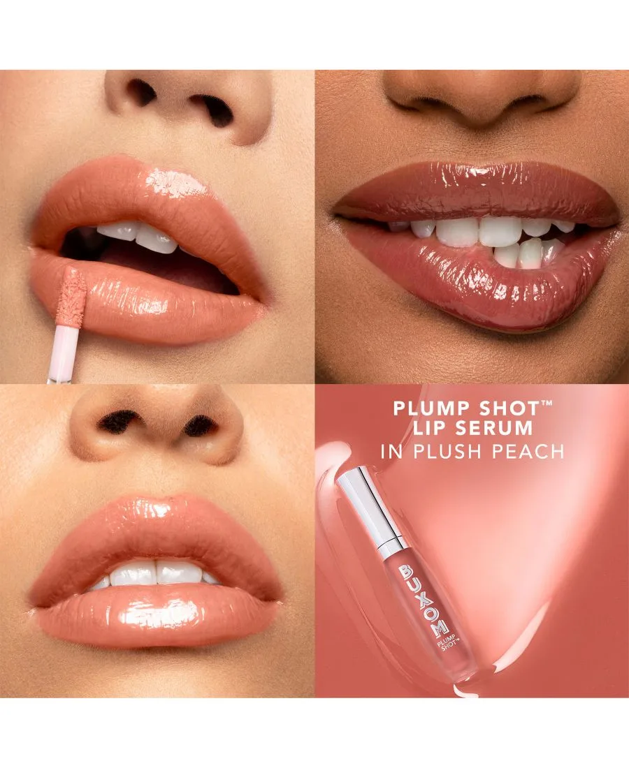 Сыворотка для губ Plump Shot, 0,14 унции Buxom Cosmetics, Plush Peach — фото 3