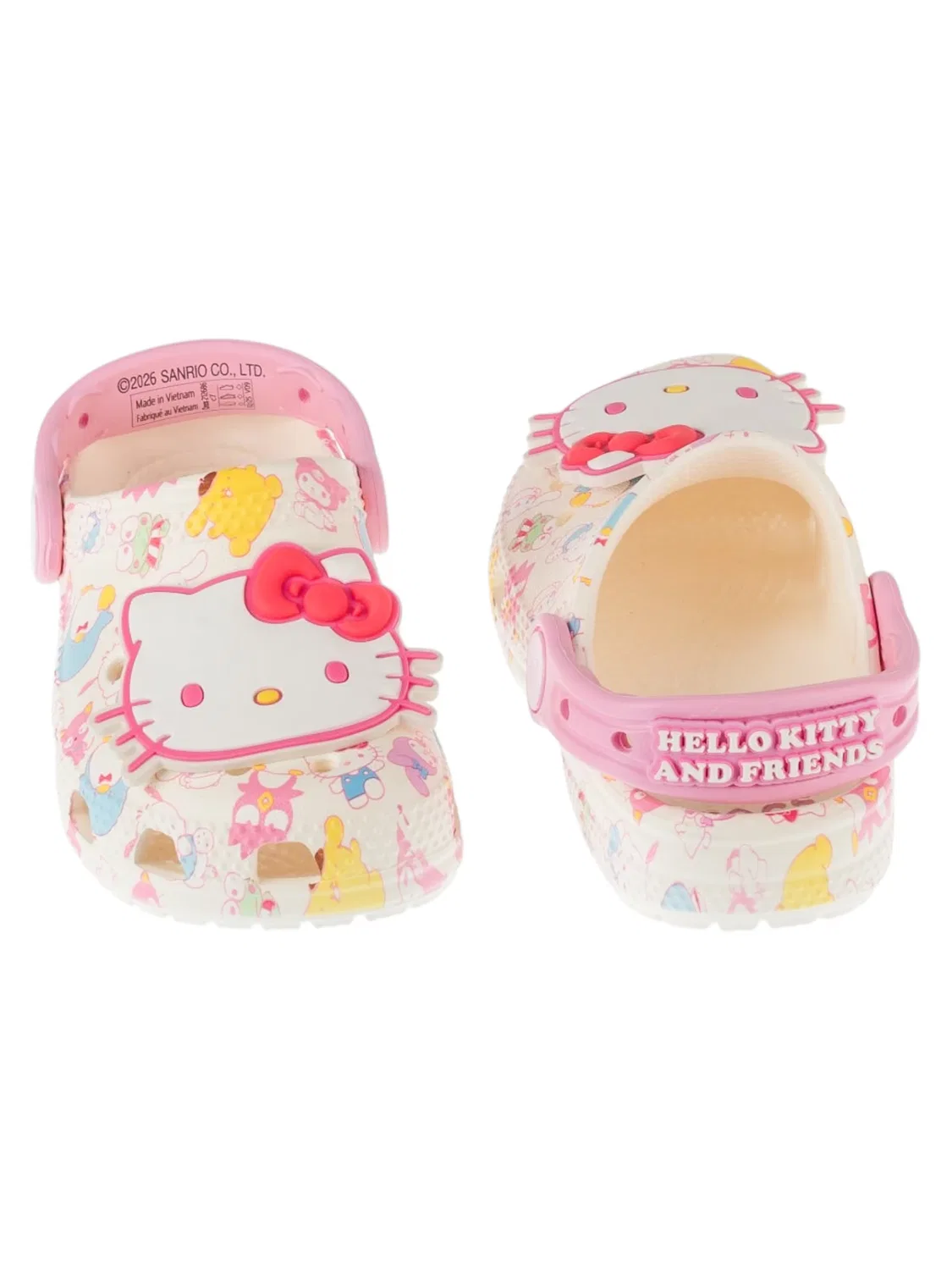 Сандалии Crocs Classic Hello Kitty Clog T, мультиколор — фото 3
