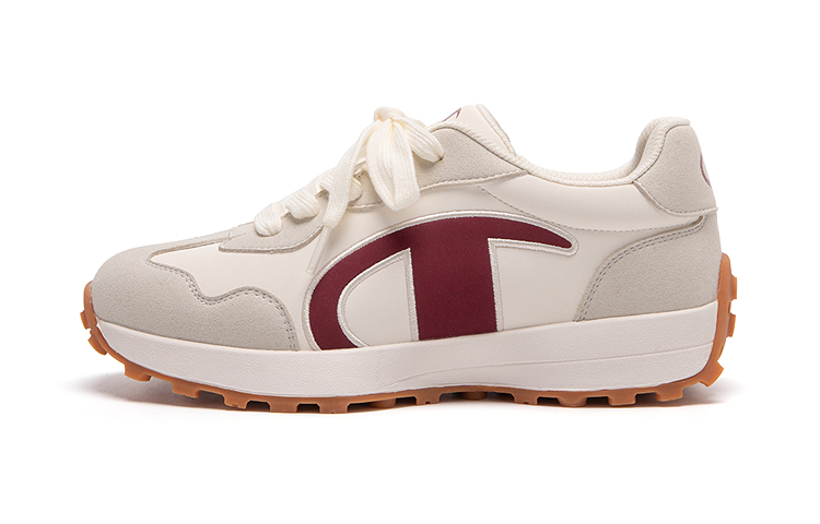 

Классические винтажные кроссовки для бега с амортизацией, износостойкие, дышащие, низкие детские кроссовки для бега Champion Kids, preppy красный