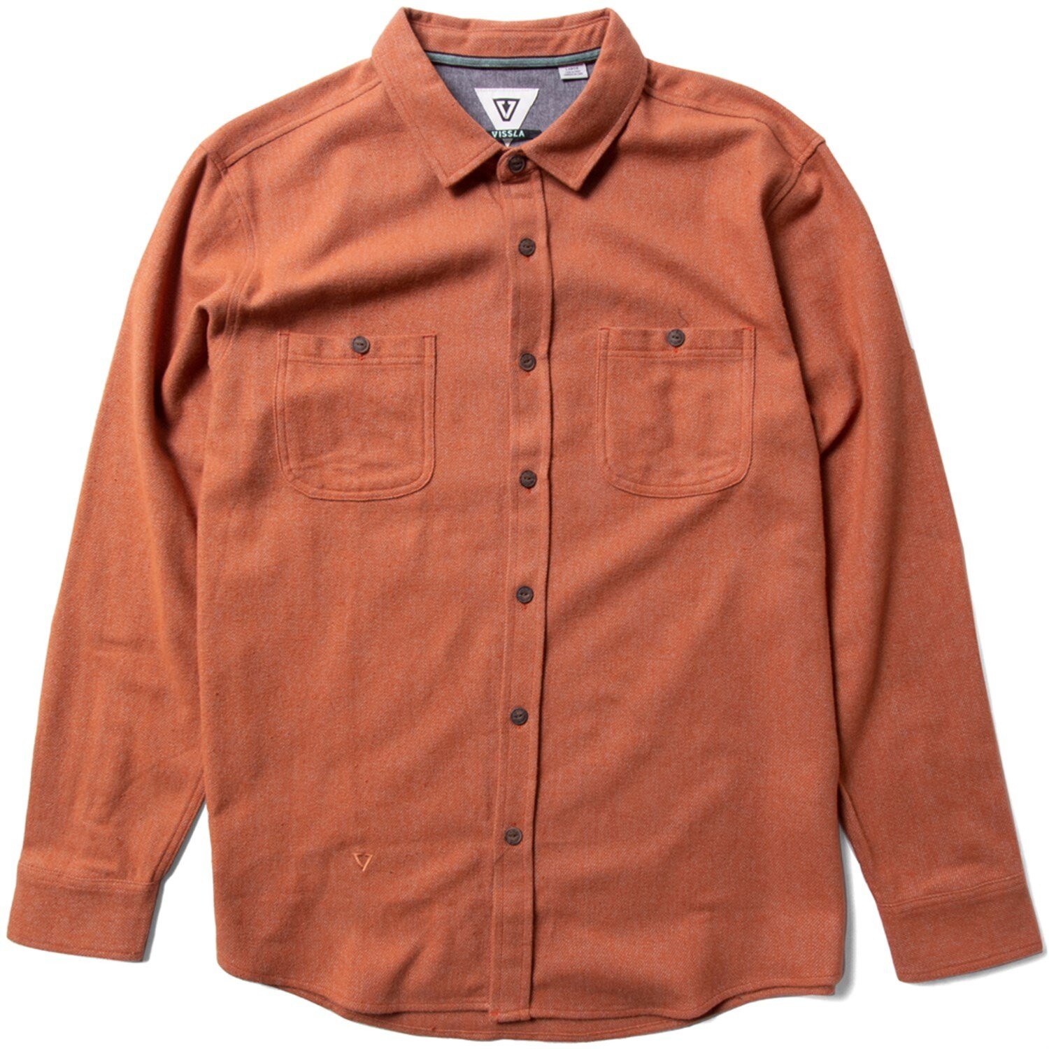 

Лонгслив Vissla Shaper Eco, цвет Terracotta