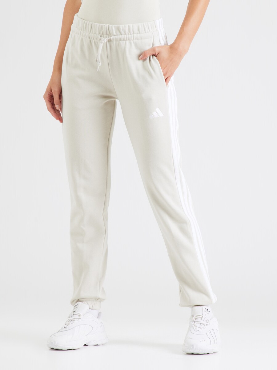 Зауженные тренировочные брюки ADIDAS SPORTSWEAR Essentials, бежевый — фото 2