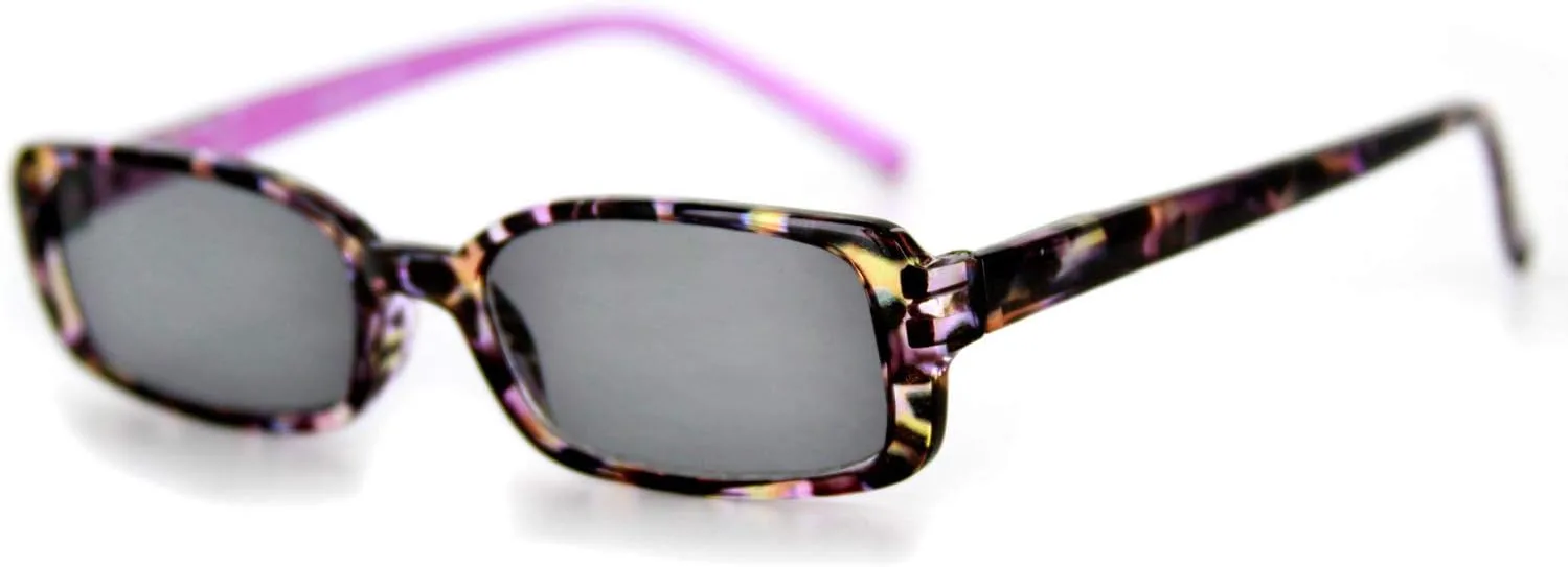 

Праздничные модные солнцезащитные очки для чтения (НЕ БИФОКАЛЬНЫЕ) с разноцветной черепаховой оправой для молодых и стильных женщин (розовые +2.00) Aloha Eyewear