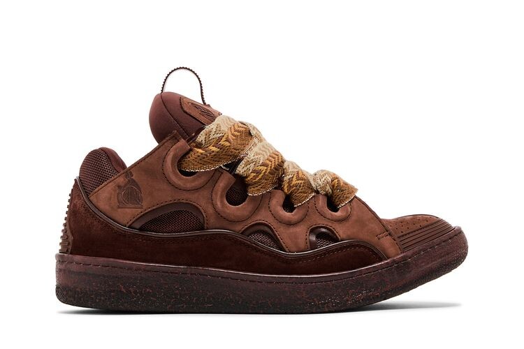 

Кроссовки Lanvin Curb Sneakers Speckled Effect - Brown, коричневый