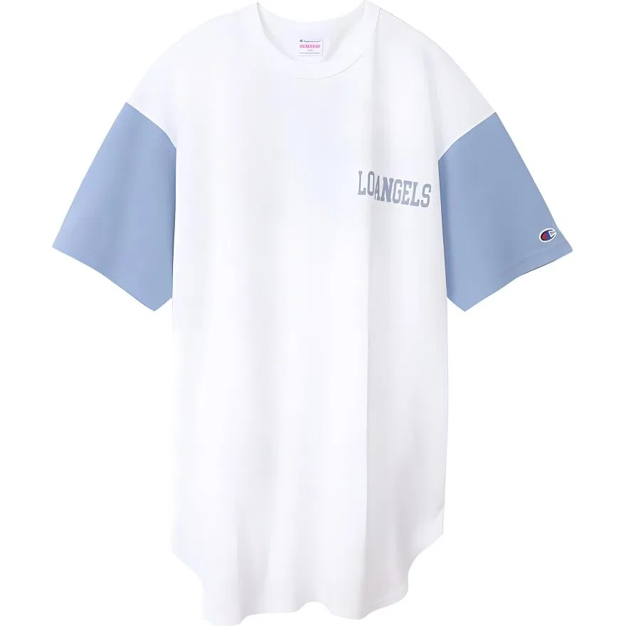 Футболка хлопковая с круглым вырезом Champion Navy Blue — фото 3