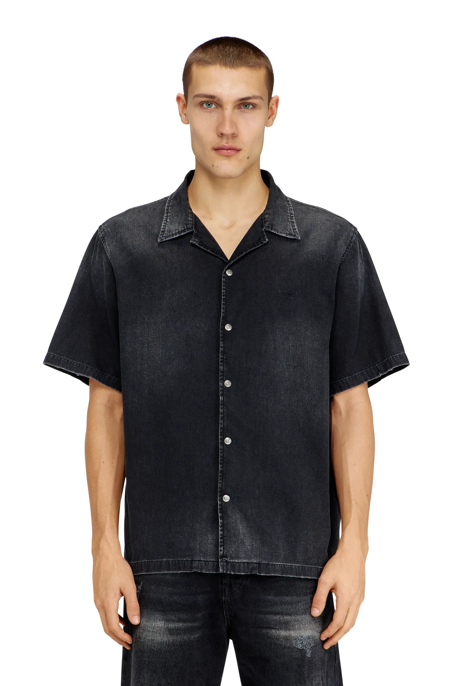 Мужская джинсовая рубашка D-NABIL-D Diesel, black