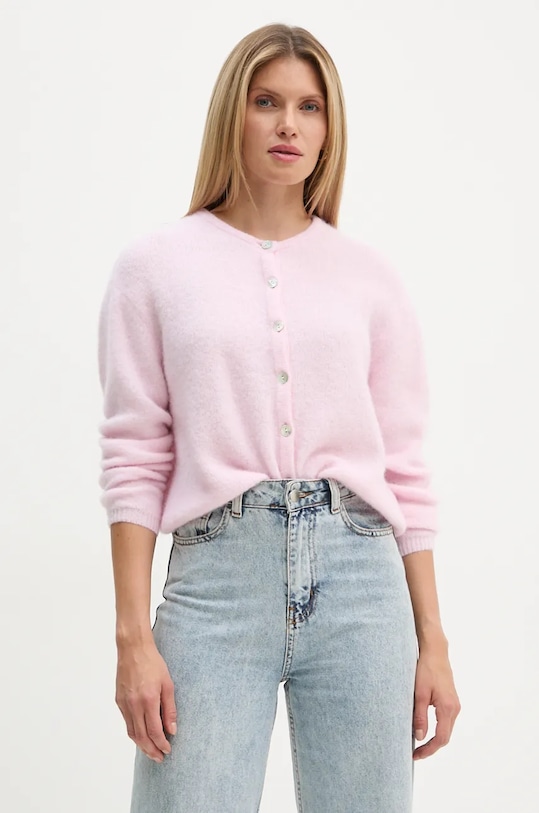

Шерстяной кардиган American Vintage, розовый