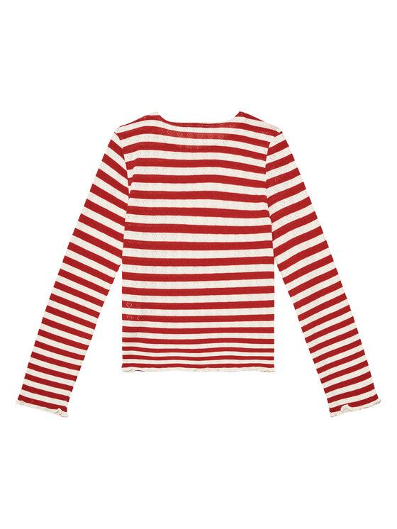 Блузка обычного кроя 33LQC10OM United Colors Of Benetton, красный — фото 2