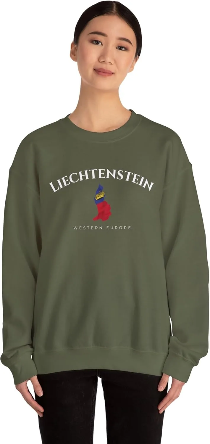 Толстовка Liechtenstein Western Europe Unisex Heavy Blend — фото 4