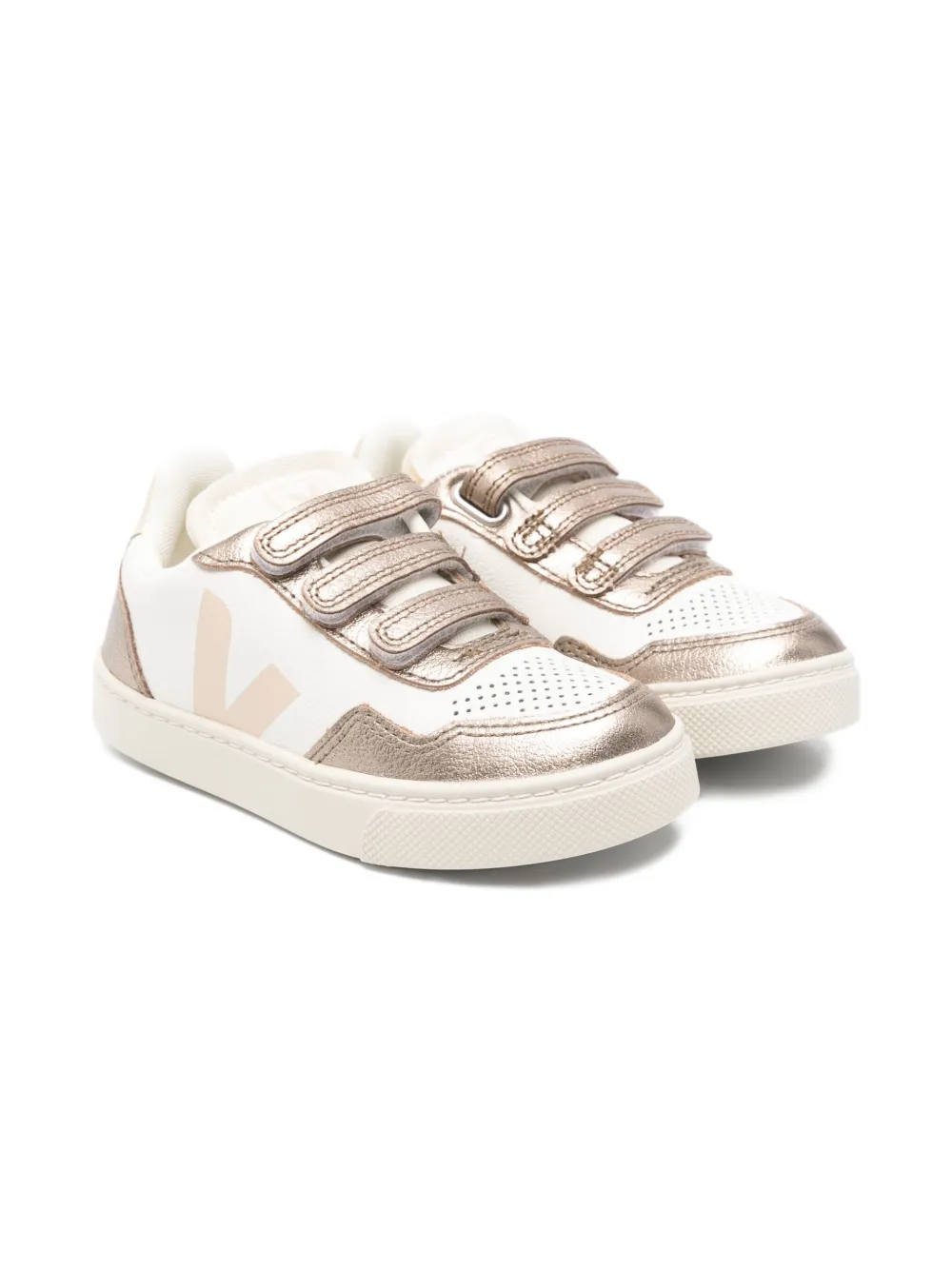 

Кроссовки с кожаным ремешком VEJA Kids, белый