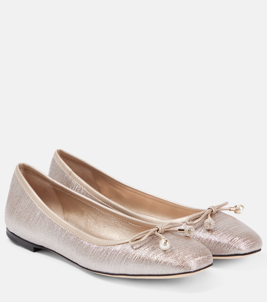 Балетки с блестками Elme Jimmy Choo, Macaron