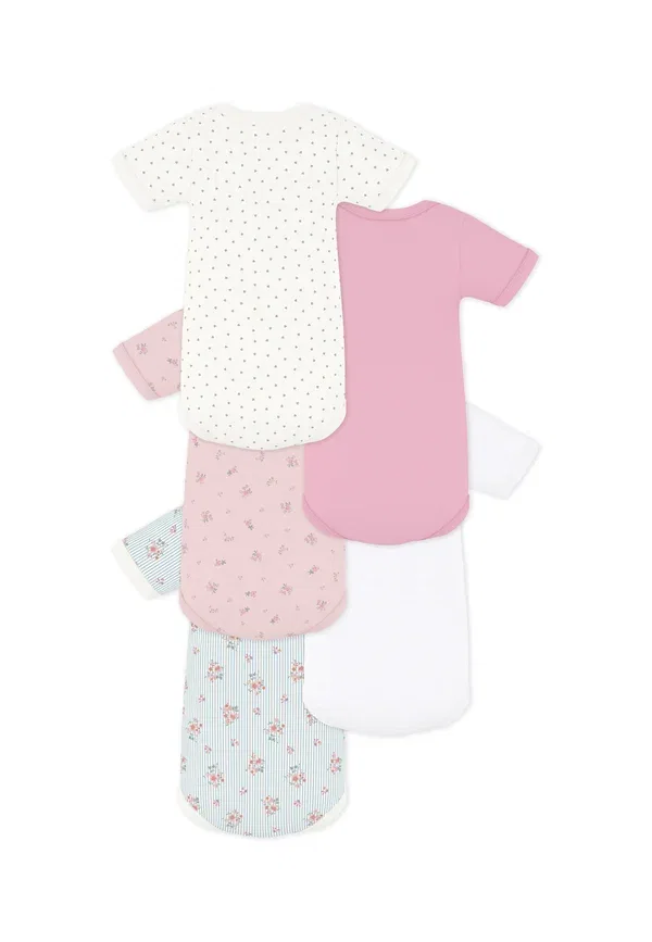 Набор из 5 боди Petit Bateau, разноцветный — фото 2