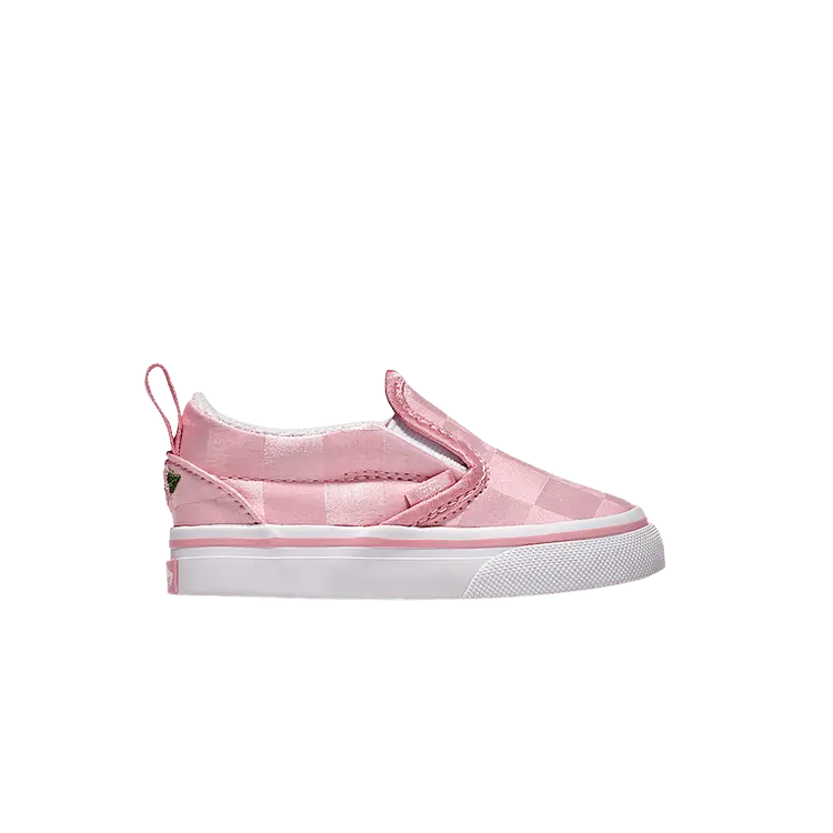

Кроссовки Vans Classic Slip-On V Toddler 'Pink Satin', розовый