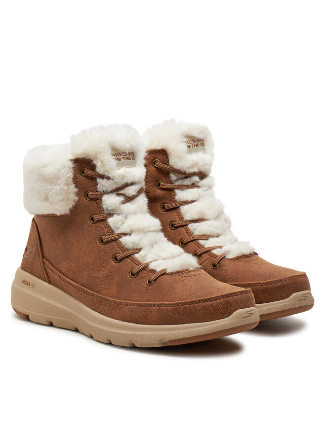 Ботильоны Skechers Glacial Ultra - Wonderland 144202 Marrón, коричневый — фото 2