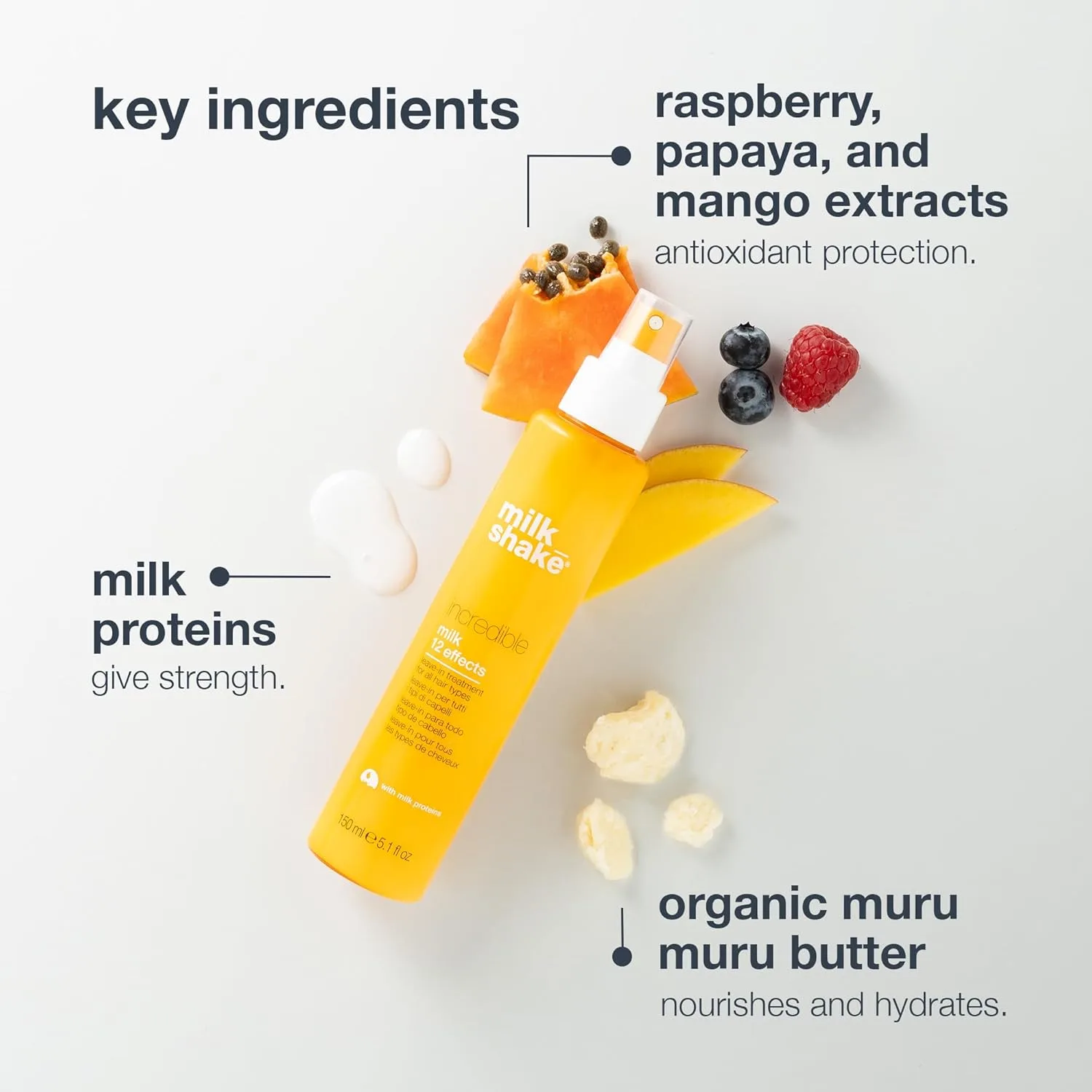 milk_shake Невероятное несмываемое средство для ухода за волосами Incredible Milk для всех типов волос 151 мл (2 шт.) — фото 3
