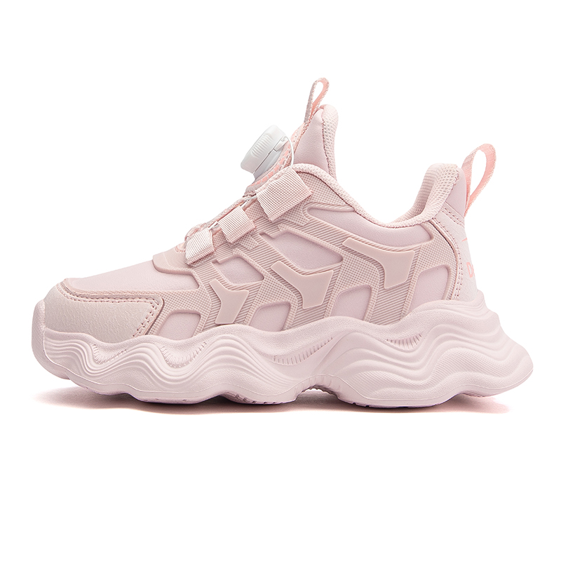 

Износостойкие, легкие, амортизирующие, теплые, низкие, детские кроссовки для повседневной носки DEERWAY, розовый