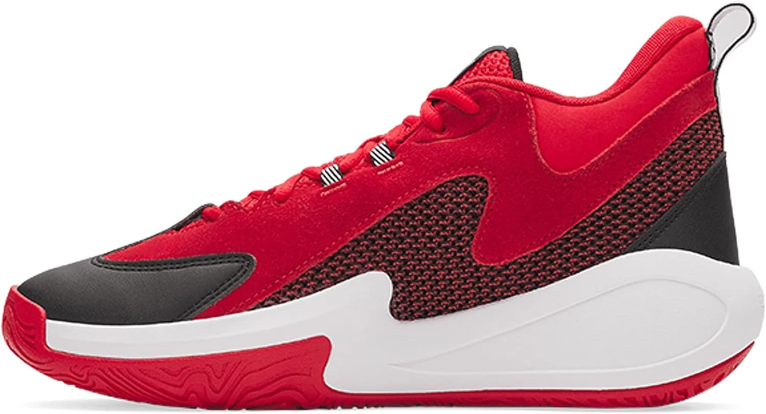 Кроссовки Under Armour Curry 3Z 25 Unisex, Red And White — фото 2