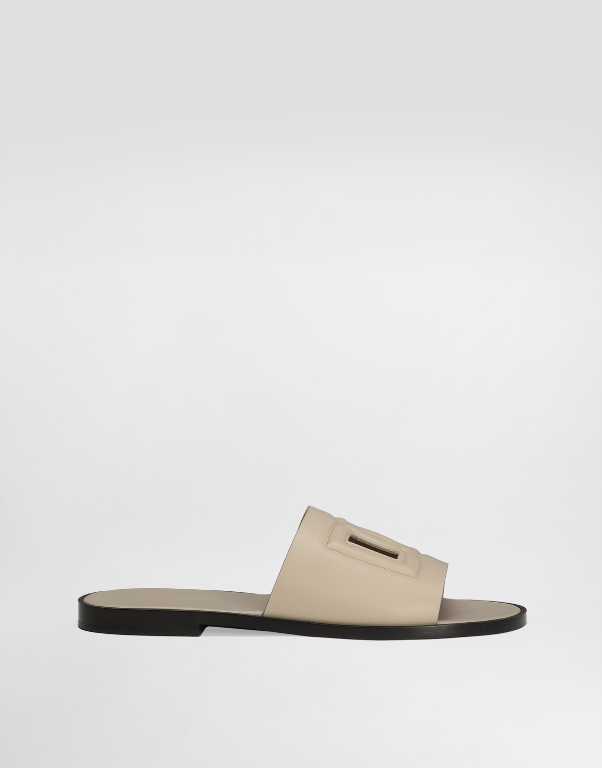 

Босоножки из телячьей кожи Dolce & Gabbana, бежевый