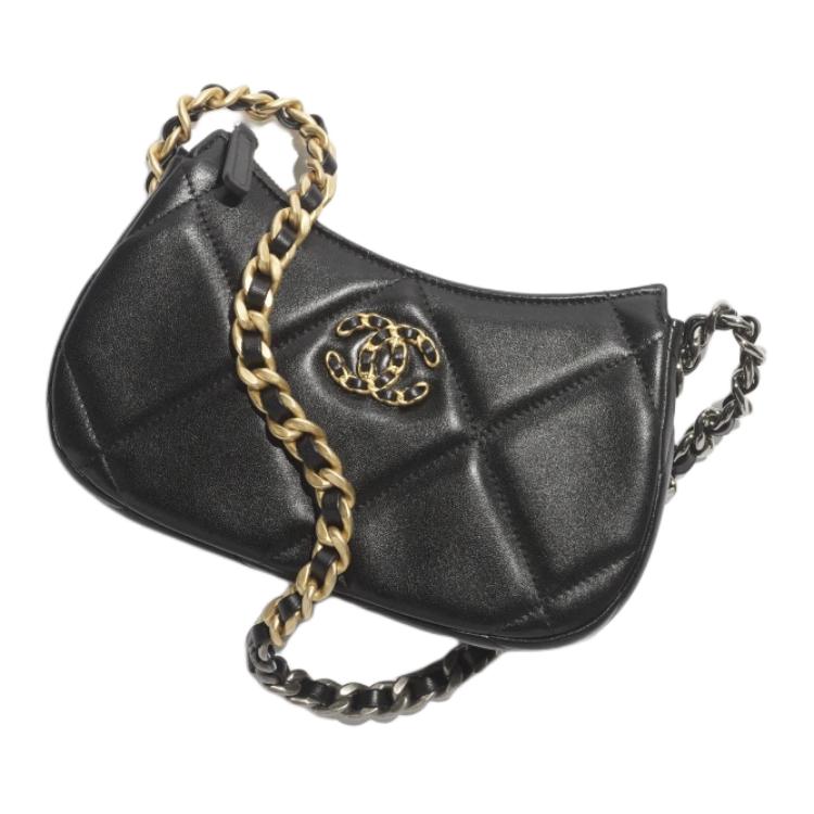 CHANEL Яркая кожаная сумка-кроссбоди через плечо унисекс черная — фото 2