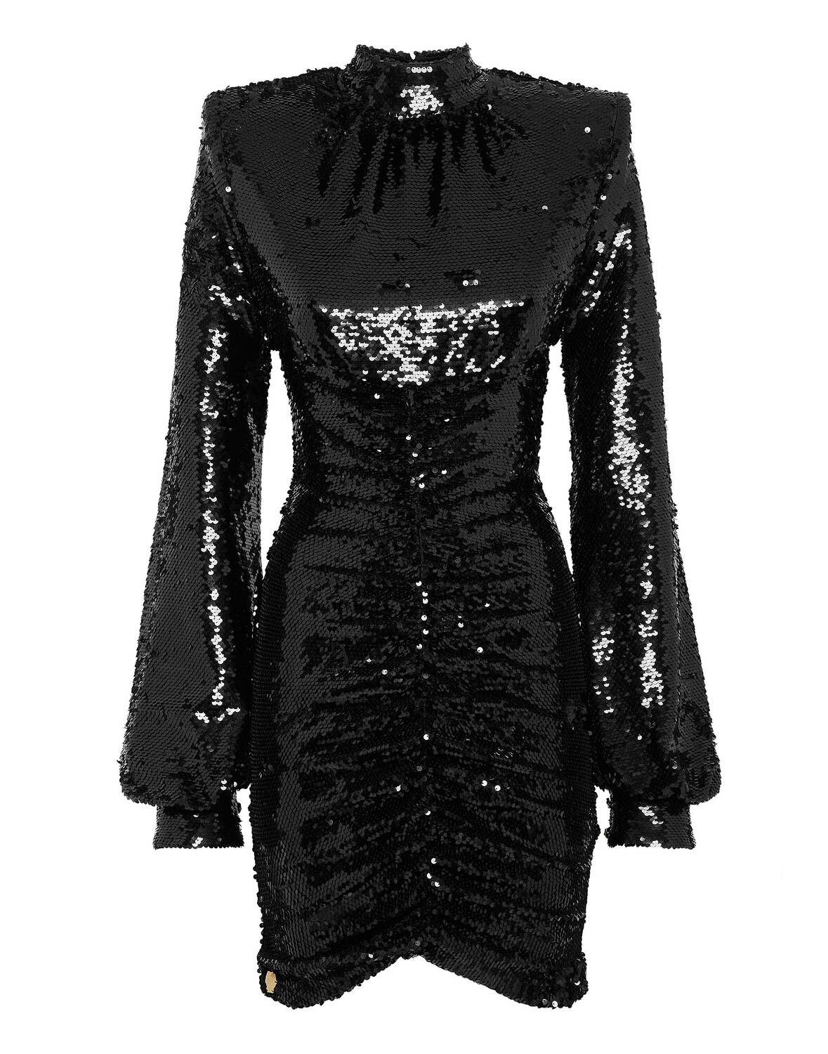 

Платье-миди с кристаллами Philipp Plein, черный