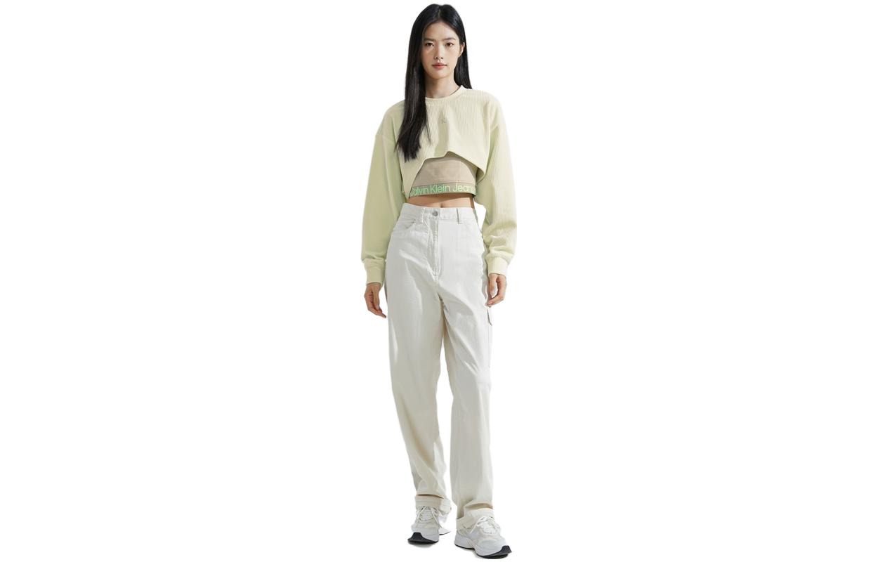 

Футболка женская молочный кофе Calvin Klein, LCE