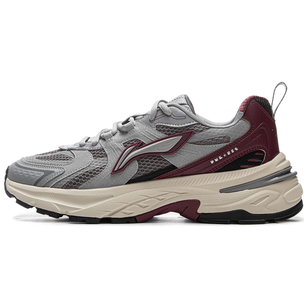 

Кроссовки LINING Beichen 2K Lifestyle Shoes Men Low-top Silver/Red, красный