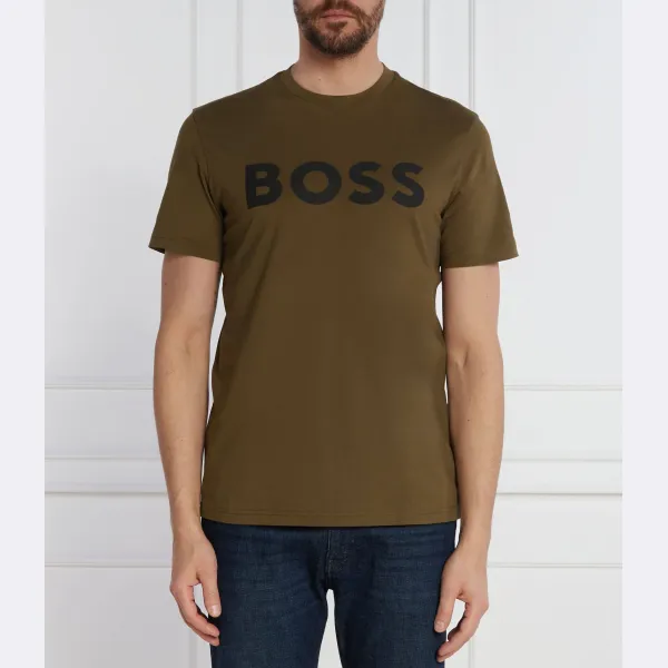 

Облегающая футболка Boss, зеленый