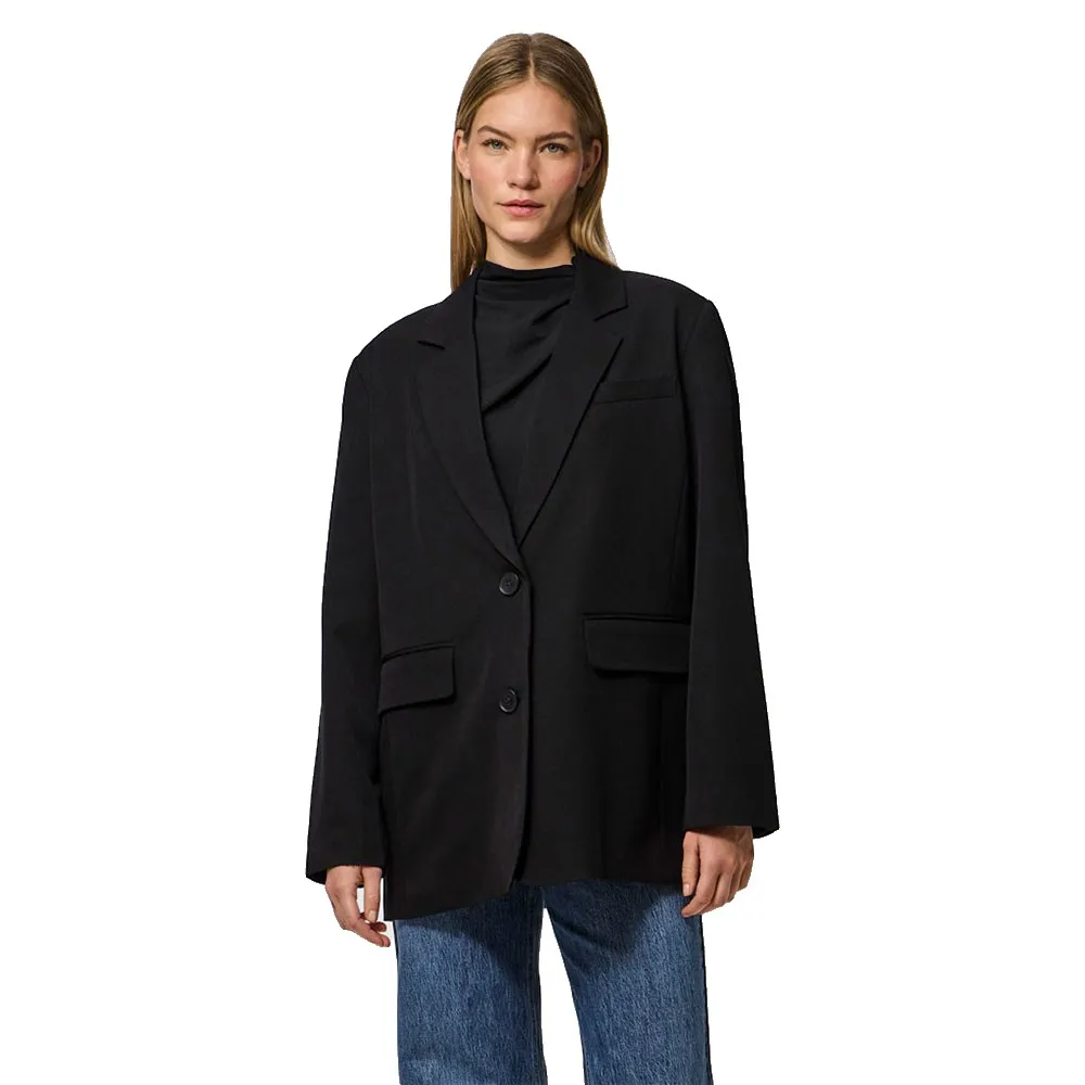 

Блейзер Pieces Kamil Loose Fit, черный