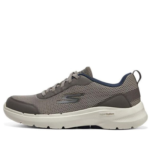 

Кроссовки go walk 6 'beige khaki' Skechers, черный