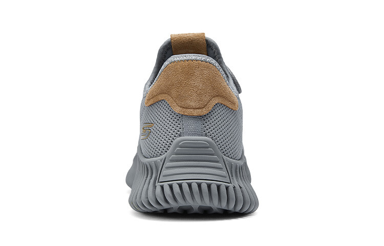 Мужские повседневные мужские низкие серые Skechers — фото 4