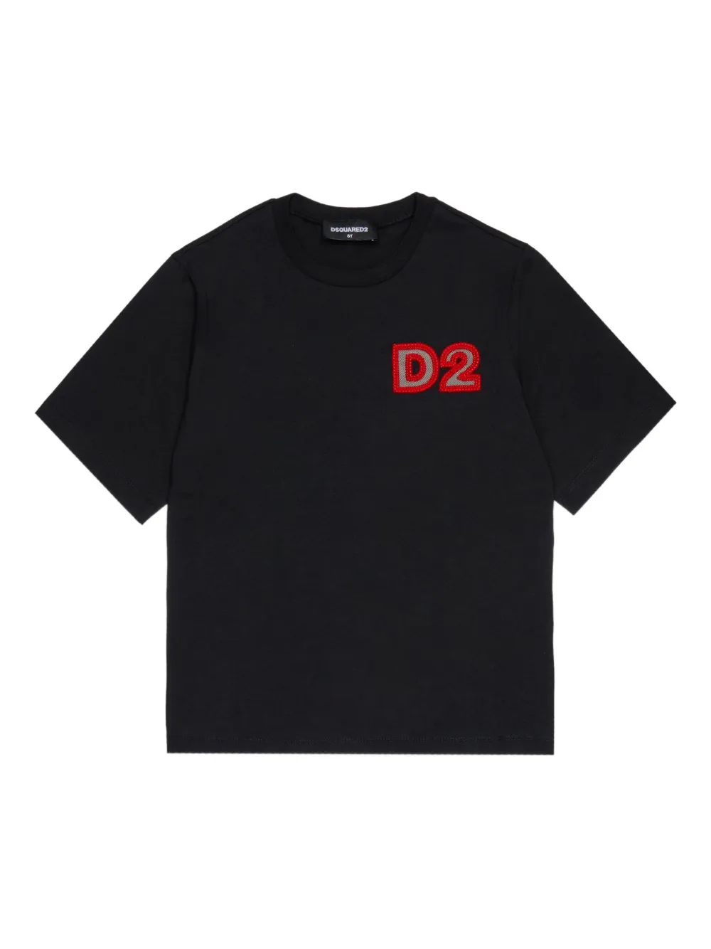 

Футболка с нашивкой-логотипом D2 DSQUARED2 KIDS, черный