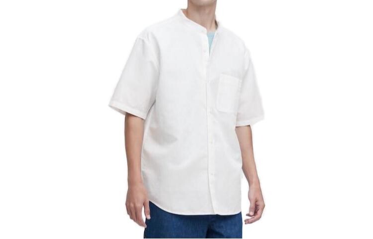 

Рубашка мужская белая Uniqlo, белый