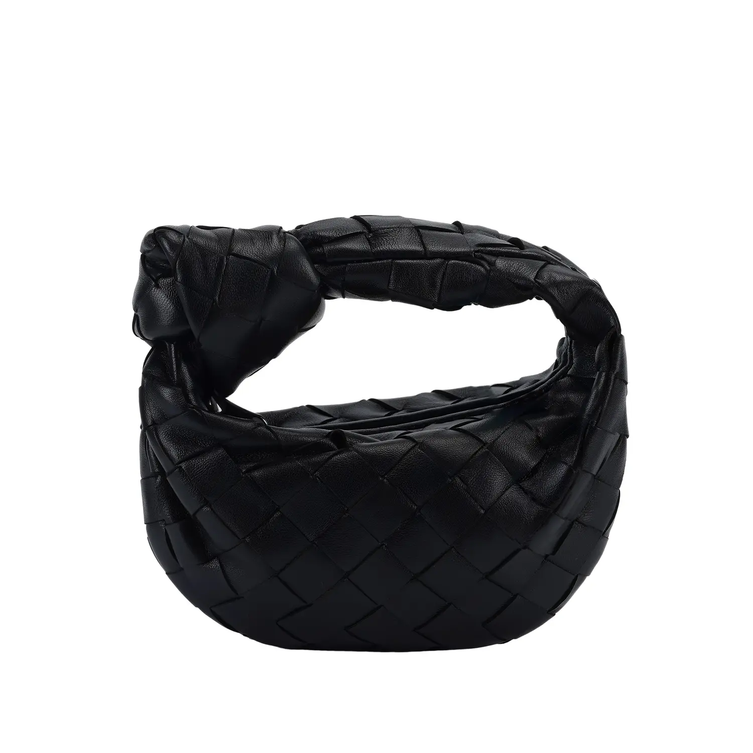 

Bottega Veneta Сумка мини из кожи ягнёнка женская чёрная