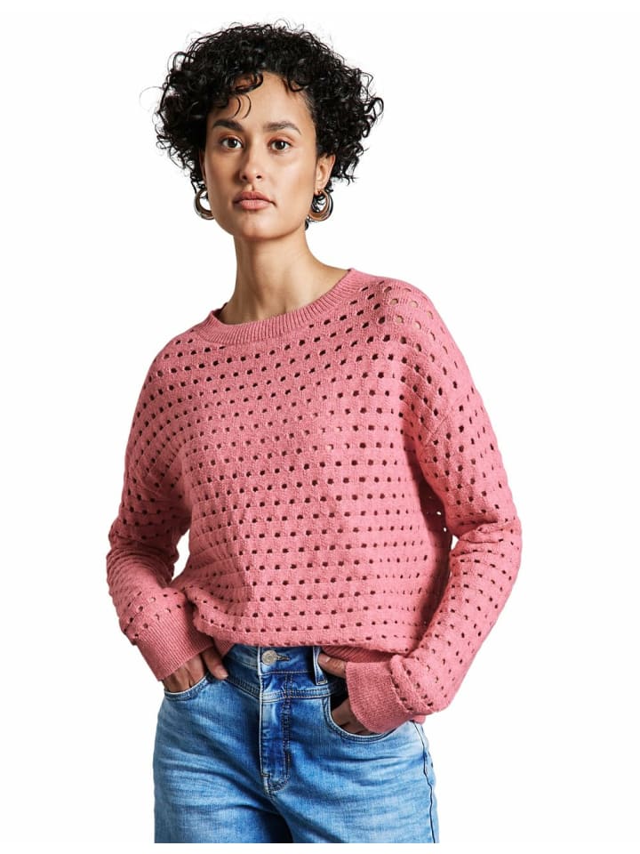 

Женский свитер и кардиган в сочетании Street One