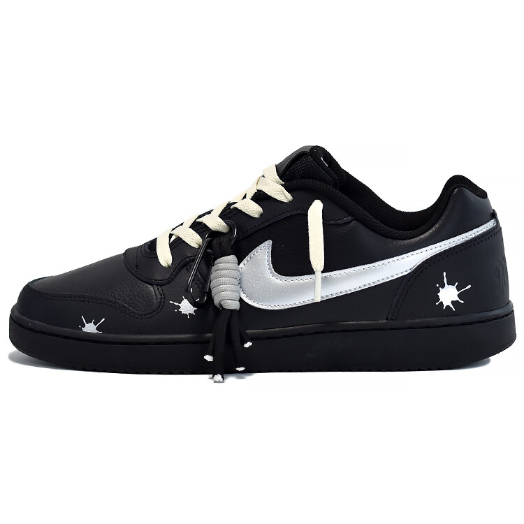 

Кроссовки Nike EBERNON Skateboarding Shoes Men Low-top Black/Sliver, черный