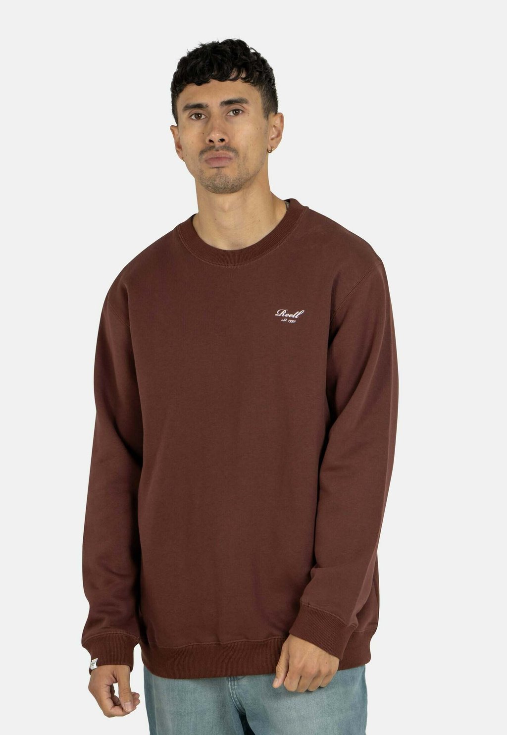 

Толстовка STAPLE LOGO CREWNECK Reell, темно-красный