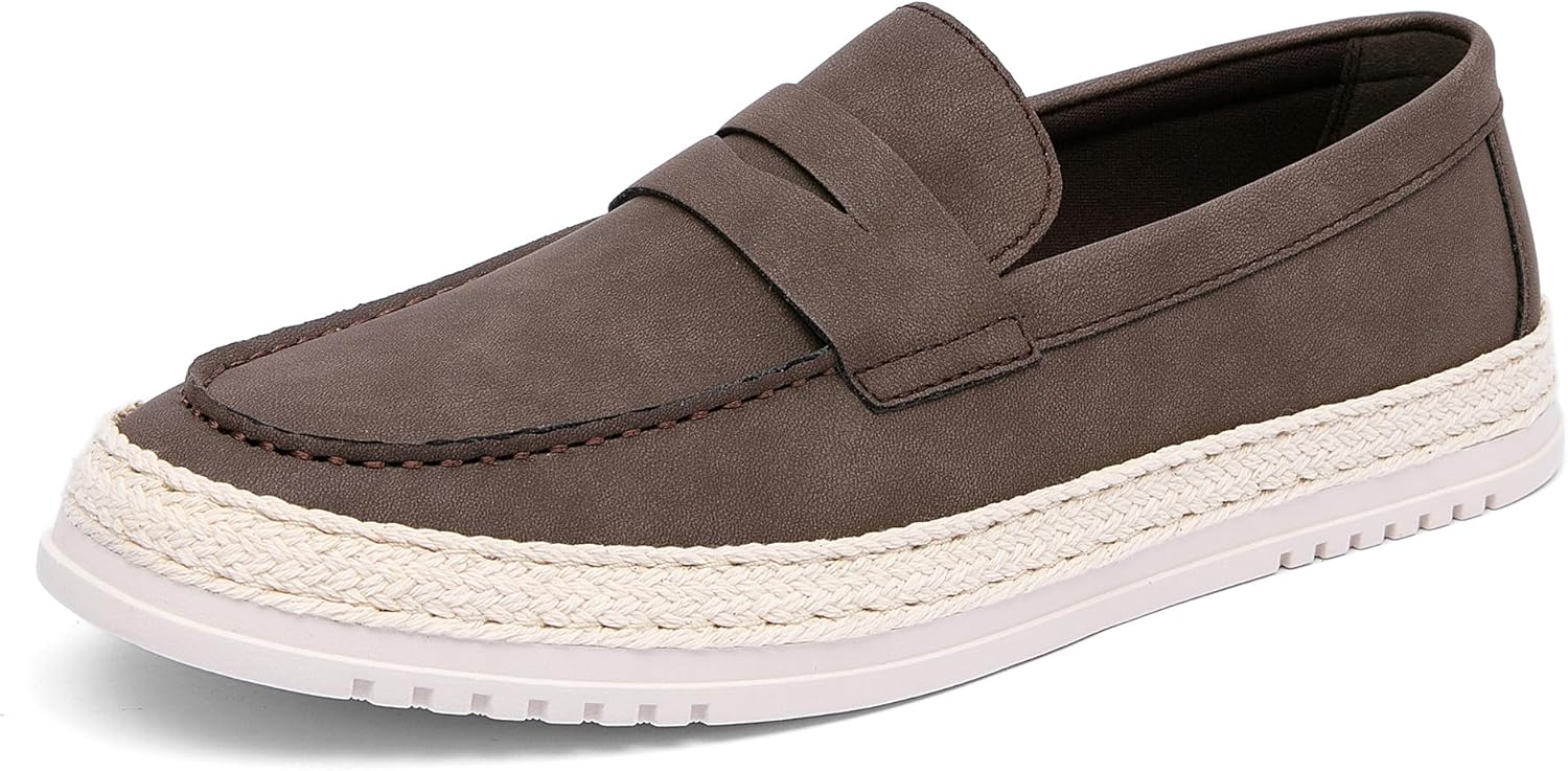 

Мужские лоферы NEWBELLA без шнурков - удобная повседневная обувь, легкие пенни-лоферы для мужчин, деловые туфли с мягкой стелькой, коричневый