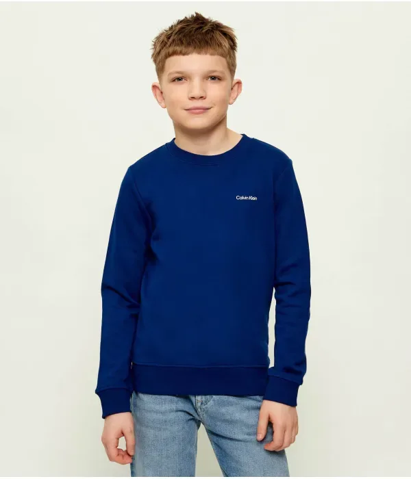 Лонгслив regular fit Calvin Klein Jeans, индиго